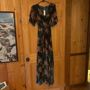 Uma velvet maxi dress